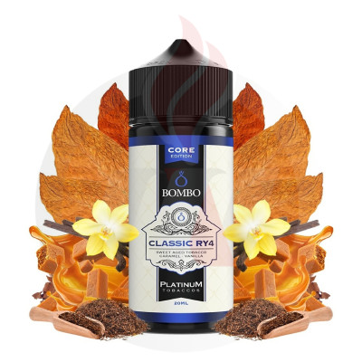 Bombo Core Edition Classic RY4 Platinum Tobacco 20/120ml Flavour Shots